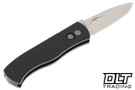Pro-Tech Emerson CQC-7 - Black Jigged Handle - Stonewashed Blade - Left Handed