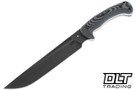 WTG Carnivore Gen 2 - Black & Gray Camo G-10 - Gator Grip - SK85 Dark Washed Blade