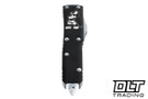 Microtech 232-1SB UTX-85 D/E - Black Handle - White Blade - Steamboat Willie Engraved