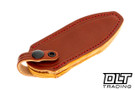 FOBOS Tier 1 Mini - Stonewashed - Black G-10 - Red Liners