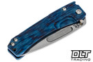 Medford Slim Midi Left Hand - Tanto - Tumbled S45VN - Pen Ano Textured Titanium #2