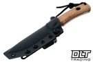 TRC K-1S - Natural Canvas Micarta - DLC Elmax Blade - Kydex Sheath