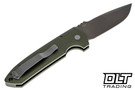 Pro-Tech Rockeye - Textured Green Handle - Black D2 Blade
