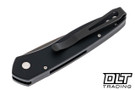 Pro-Tech Newport Wave with Smoky Grey blade and deep carry clip