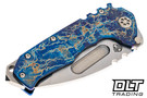 Medford Praetorian T Left Hand Tanto - Tumbled S45VN - Flamed & Blue Titanium #2