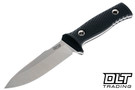 TRC M-1 SL Satin M390 Blade - Black G-10 - Black Kydex