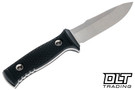 TRC M-1 SL Satin M390 Blade - Black G-10 - Black Kydex