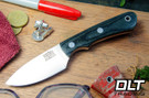 Bark River PSK EDC MagnaCut Black Canvas Micarta - Red Liners