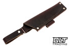 LT Wright GNS A2 - Scandi - Black Micarta - Red Liners