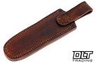 W.A. Surls Apalachee - Sambar Stag - Damascus Blade - Nickel Silver Guard - Black & Red Spacer Stack