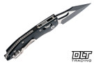 Microtech 169RL-1FLGTBK Stitch S/E Ram-Lok - Black Fluted G-10 - Black Coated Blade