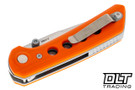 Reate PL-XT - Orange G-10 - Stonewashed Blade