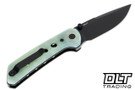 Reate PL-XT - Jade G-10 - Black PVD Blade