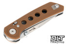 Reate PL-XT - Tan G-10 - Stonewashed Blade