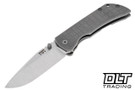 McNees PM Mac 2 3.5" Gen 2 - Frag - Atomic Stonewashed Titanium - Hand Ground - Satin Blade