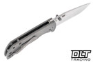 McNees PM Mac 2 3.5" Gen 2 - Atomic Stonewashed Titanium - Hand Ground - Satin Blade