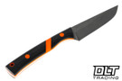 7Forge Culprit CPM-154 - Black Richlite - Orange Spacer - Orange Liners & Pins