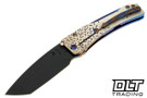 Medford Slim Midi Left Hand Tanto - DLC S45VN - Fade & Faced Jasmine Fields Sculpting - Flamed Hardware & Clip #3