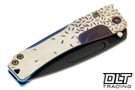 Medford Slim Midi Left Hand Tanto - DLC S45VN - Fade & Faced Jasmine Fields Sculpting - Flamed Hardware & Clip #3
