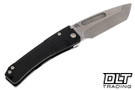 Medford Slim Midi Left Hand Tanto - Tumbled S45VN - DLC Titanium