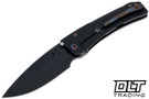 Medford Slim Midi Left Hand Drop Point - DLC S45VN - DLC Titanium - Flamed Hardware & Clip