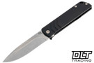 Medford Antik Drop Point - Tumbled S45VN - DLC Titanium