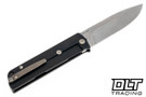 Medford Antik Drop Point - Tumbled S45VN - DLC Titanium