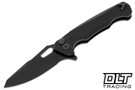 Dead Reckon Ridgeback - Milled Body - Black Aluminum Handle - Black 3V Blade