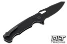 Dead Reckon Ridgeback - Milled Body - Black Aluminum Handle - Black 3V Blade