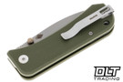WE Knife Banter 2004D - Green G-10 - S35VN Stonewashed Blade
