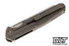 WE Knife Reiver 16020-3 Flipper - Bronze Titanium - S35VN Bead Blasted Blade