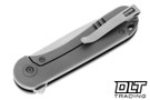 WE Knife Elementum 18062-1 Flipper - Titanium - 20CV Satin Blade