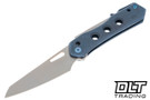 WE Knife Vision R - Blue Titanium - 20CV Bead Blasted Blade