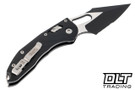 Microtech 169RL-2FL Stitch S/E Ram-Lok - Black Fluted Handle - Black Blade