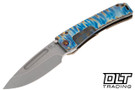 Medford Marauder H Drop Point - Tumbled MagnaCut - Old School Flamed & Bronze Titanium - Flamed Hardware - Tsunami Clip #2
