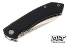 Tactile Knife Chupacabra - Black Anodized Aluminum - Satin MagnaCut Blade