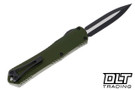 Heretic Manticore X DE - OD Green Frag Handle - Two Tone MagnaCut Blade - Black Hardware