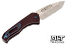 Medford Praetorian Swift Tanto - Tumbled S45VN - Red Aluminum - Flamed Hardware & Clip