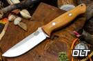 Bark River Gunny PSB-27 Natural Canvas Micarta - Orange Liners