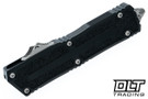 Microtech 1278-10 Scarab II Gen III S/E - Black Handle - Stonewashed Blade