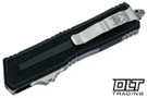 Microtech 1278-10 Scarab II Gen III S/E - Black Handle - Stonewashed Blade