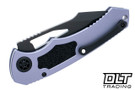 Heretic Pariah Manual - Drop Point DLC MagnaCut Serrated Blade - Gray Tactical