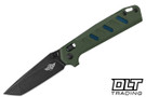 Olight Rubato - OD Green G-10 - 154CM Black Tanto Blade