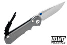 Chris Reeve Small Inkosi - Glass Bead Blasted Titanium - Left-Handed