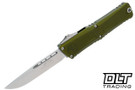 Microtech 1143-10OD Combat Troodon Gen III S/E - OD Green Handle - Stonewashed Blade
