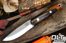 Bark River Ultra Lite Bushcrafter S45VN Desert Ironwood Burl - Black Liners #2