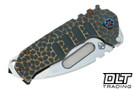 Medford Praetorian T Left Hand Tanto - Tumbled S45VN - Sculpted Titanium #8