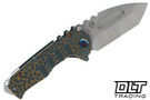 Medford Praetorian T Left Hand Tanto - Tumbled S45VN - Sculpted Titanium #9