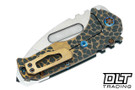 Medford Praetorian T Left Hand Tanto - Tumbled S45VN - Sculpted Titanium #9