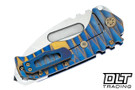 Medford Praetorian T Left Hand Tanto - Tumbled S45VN - Sculpted Titanium #11